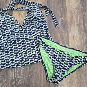 Lilly Pulitzer 2 Piece Swimsuit Women's Size 6
